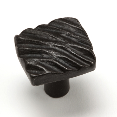 1" Diagonal Textured Cabinet Knob 0416