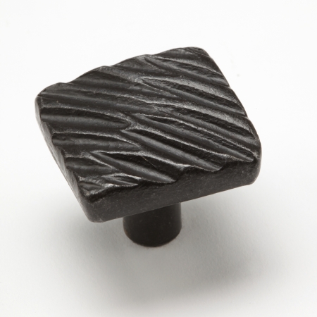 1.5" Diagonal Textured Cabinet Knob 0426