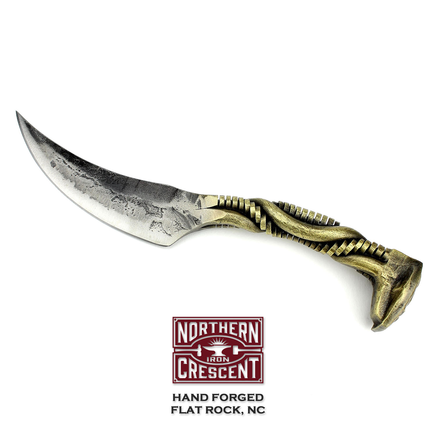 Railroad Spike Knife K18 - Northern Crescent Iron