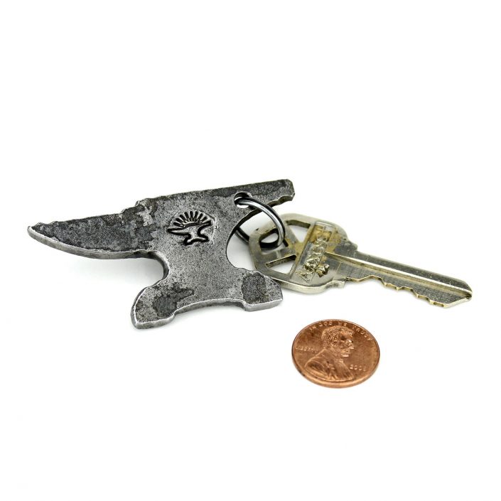 Iron Anvil Keychain Northern Crescent Iron