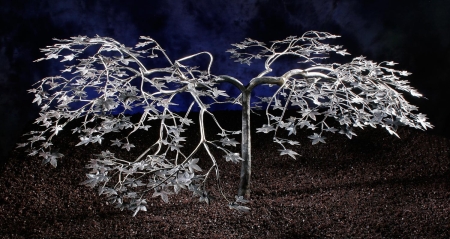 Handmade Iron Japanese Maple Tree Garden Art