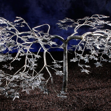 Handmade Iron Japanese Maple Tree Garden Art