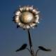 Handmade Forged Metal Sunflower Home and Garden Art