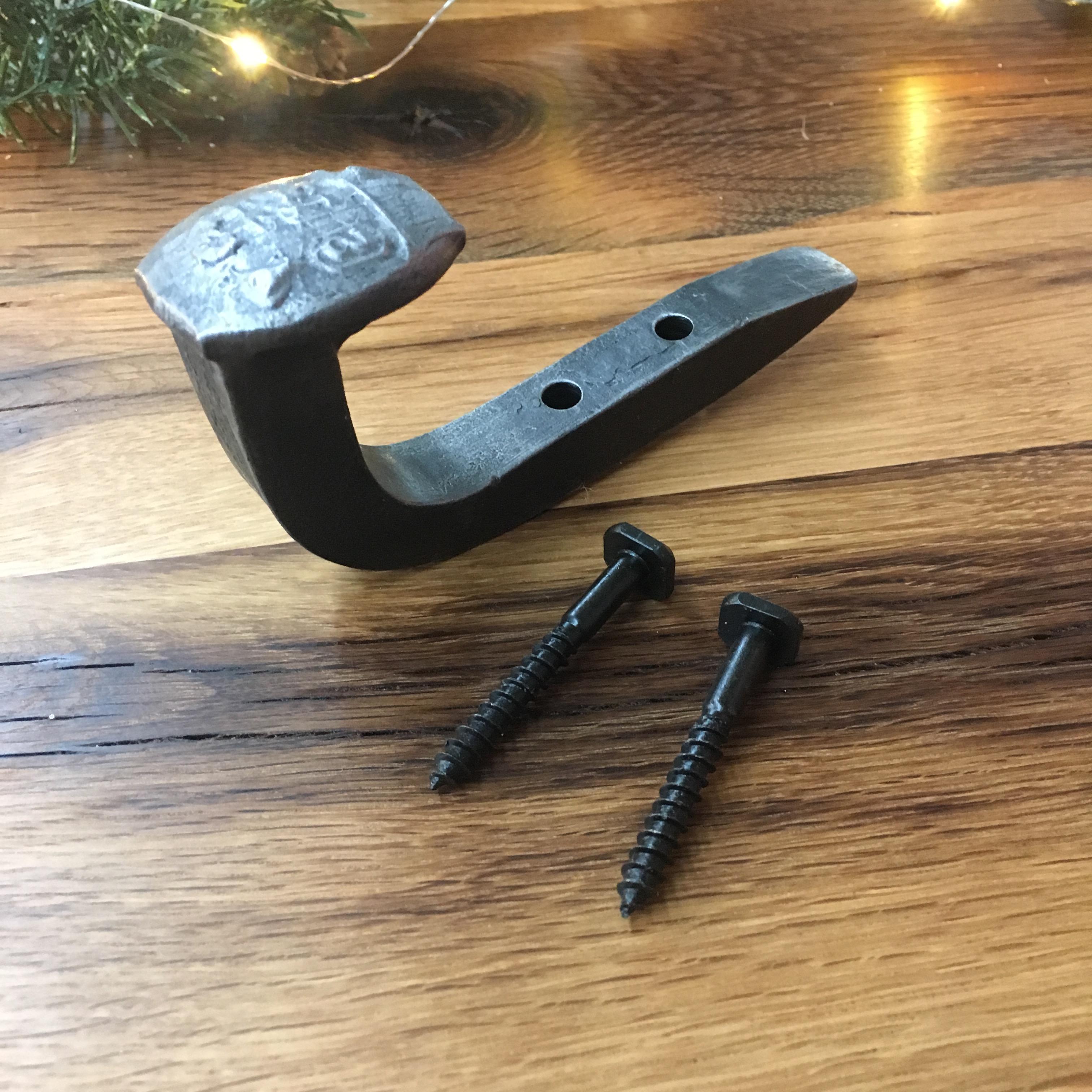 RAILROAD SPIKE HOOK Northern Crescent Iron